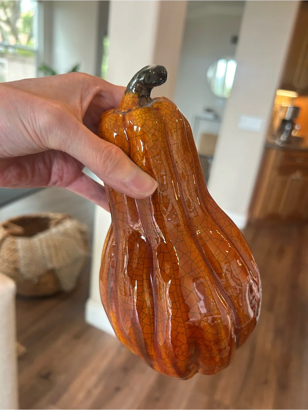 Like New- Z Gallerie Gourd Decorative Accent